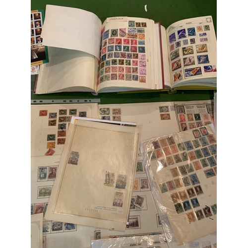 274 - A LARGE COLLECTION OF STAMPS FROM AROUND THE WORLD