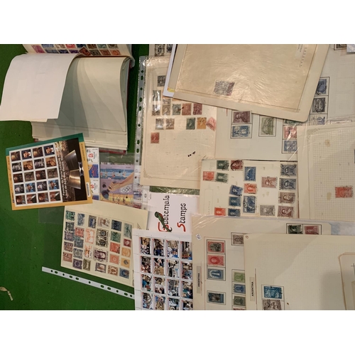 274 - A LARGE COLLECTION OF STAMPS FROM AROUND THE WORLD