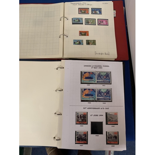 275 - TWO ALBUMS CONTAINING GB RELATED STAMPS