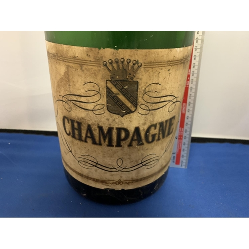 295 - A LARGE CHAMPAGNE BOTTLE