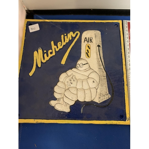 299 - A CAST MICHELIN MAN SIGN