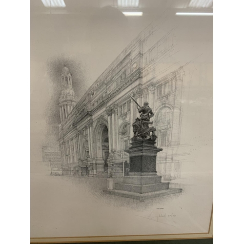 33 - A LIMITED EDITION GELDART PRINT 80/250 PENCIL SIGNED TO THE LOWER RH CORNER