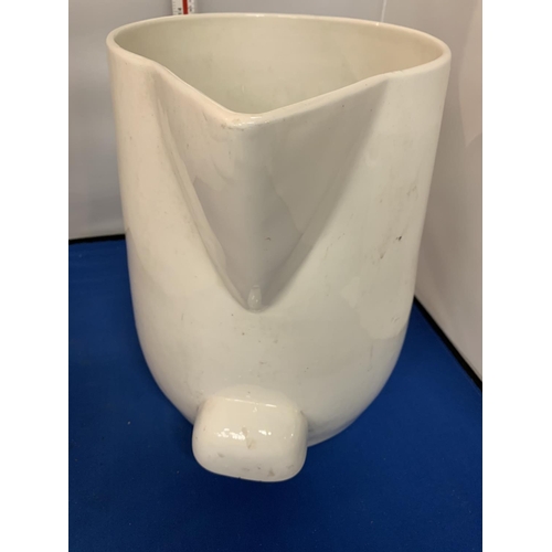 441 - A VERY LARGE WHITE MIXING JUG