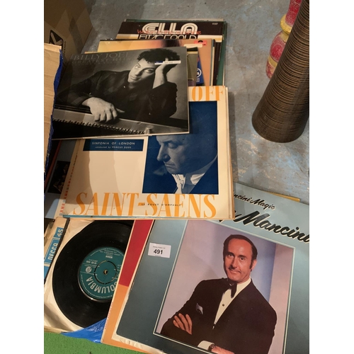 491 - VARIOUS LPS AND SINGLES