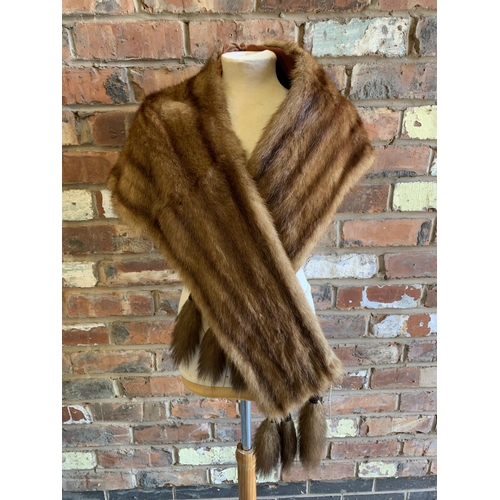 59 - A MINK FUR STOLE