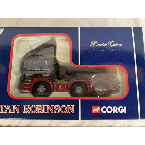 64 - TWO WAGONS - A CORGI ERF ECS TRACTOR UNIT 