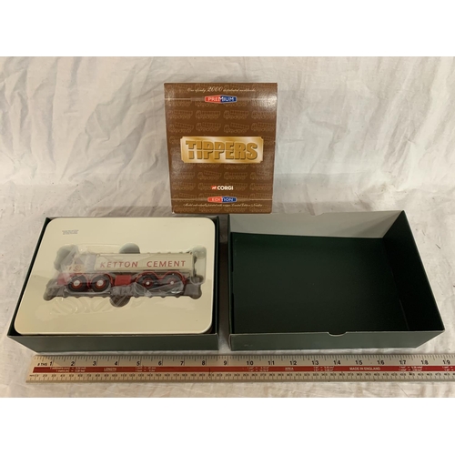 66 - A LIMITED EDITION OF 2000 CORGI ERF KV TIPPER 