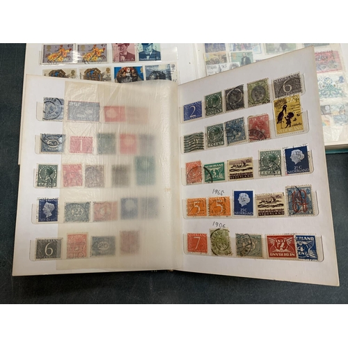 73 - A LARGE QUANTITY OF STAMPS AND ALBUMS FROM AROUND THE WORLD