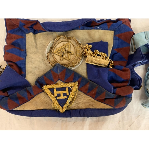 84 - TWO MASONIC ITEMS AND VARIOUS PICTURES