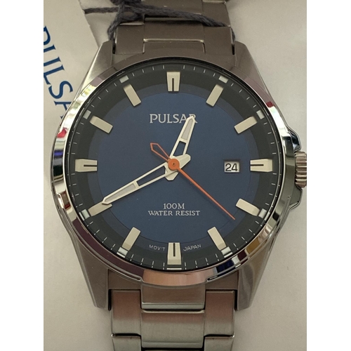 703 - A GENTLEMAN'S PULSAR DIVER'S WRISTWATCH