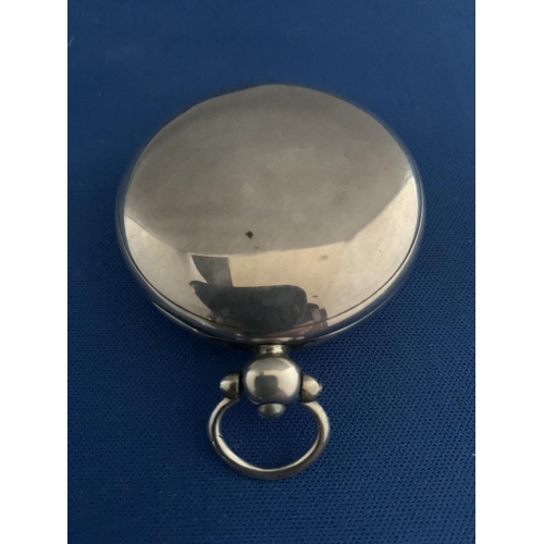 511 - 19TH CENTURY SILVER KEY WIND PEAR SHAPED FULL HUNTER POCKET WATCH 'R BRYSON - EDINBURGH' INSCRIBED T... 