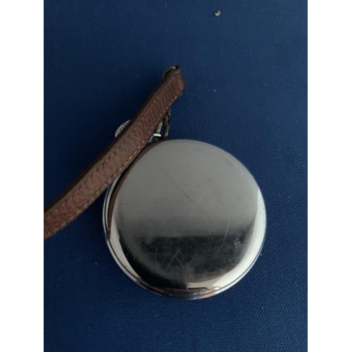 542 - VINTAGE SMITHS CHROME POCKET WATCH