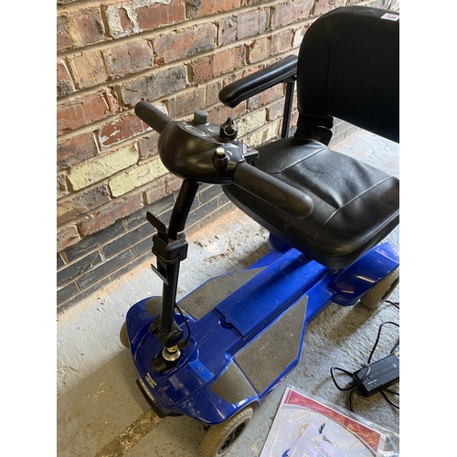 1240 - A PRIDE ELITE MOBILITY SCOOTER WITH CHARGER - IN GOOD CONDITION AND WORKING ORDER