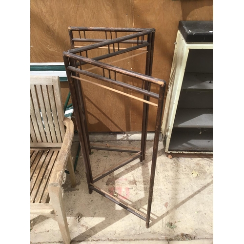 1034 - FOUR VARIOUS CHAIRS AND A FRAME