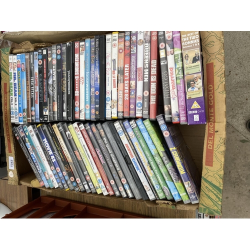 1415 - A LARGE QUANTITY OF DVDS, CDS AND VIDEOS