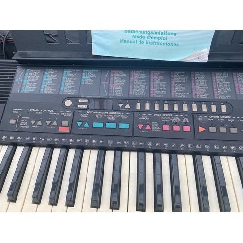 1388 - A YAMAHA PORTATONE PSR-215 KEYBOARD WORKING ORDER (SOLD AS SEEN)