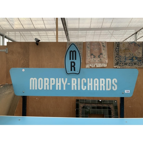 1165 - A VINTAGE MORHY RICHARDS SALESMAKER STAND COMPLETE WITH ORIGINAL BOX