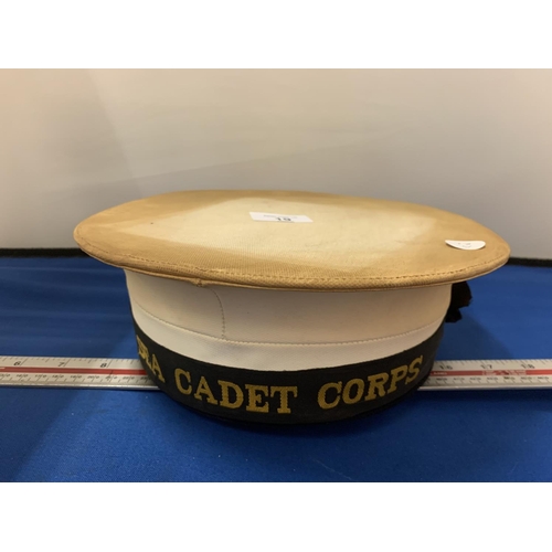 19 - A SEA CADET CORPS HAT