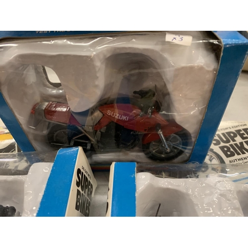 178 - THREE BOXED SUPERBIKES