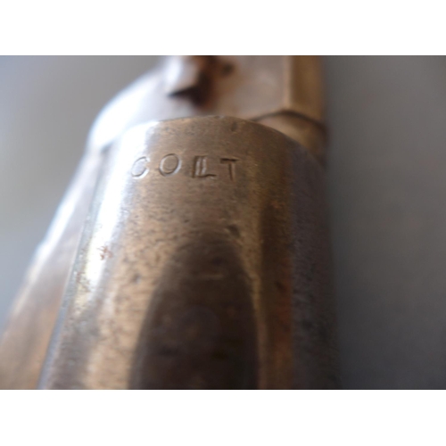 325 - A BELGIUM MADE 'COLT' 35 CALIBRE FIVE SHOT PERCUSSION CAP REVOLVER - 9.5 CM BARREL