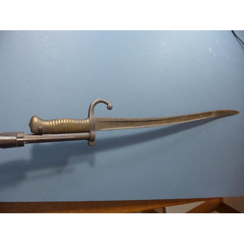 385 - A CHASSEPOT BAYONET - 57 CM BLADE