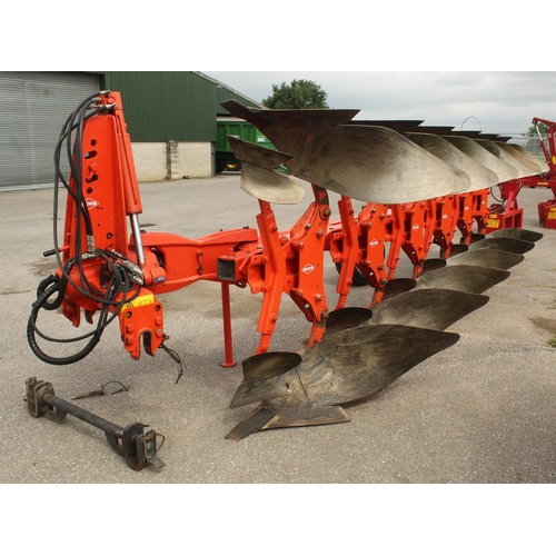 61 - A 2011 VARIWIDTH 12 TO 20 INCHES 6 FURROW REVERSIBLE PLOUGH - NEW POINTS WITH INSTRUCTION BOOK/MANUA... 