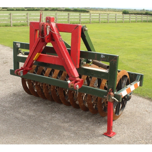 62 - AN N.R.H. P743RPA FURROW PRESS AND 'A' FRAME