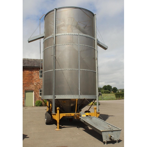 78 - A 2012 MECMAR D20/153T HP GRAIN DRIER, 318 HOURS WITH A INSTRUCTION MANUAL