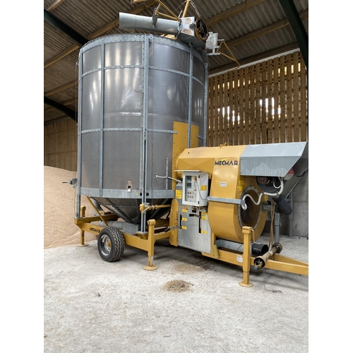 78 - A 2012 MECMAR D20/153T HP GRAIN DRIER, 318 HOURS WITH A INSTRUCTION MANUAL