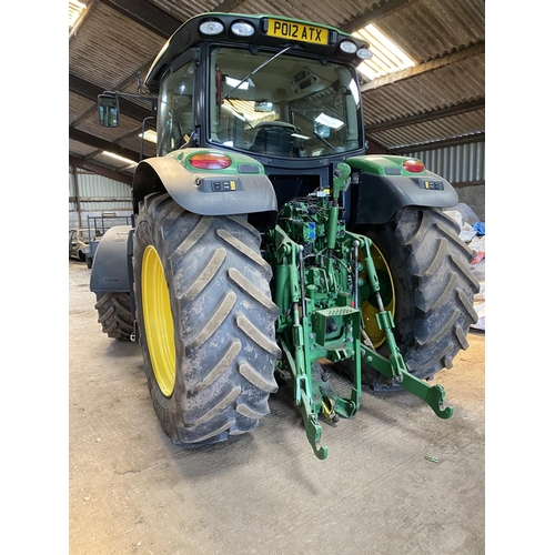 81 - A JOHN DEERE 6120R AUTO POWER AND AUTO TRACK READY WITH FRONT LINKAGE, 50K GEARBOX, 3747 HOURS AND R... 