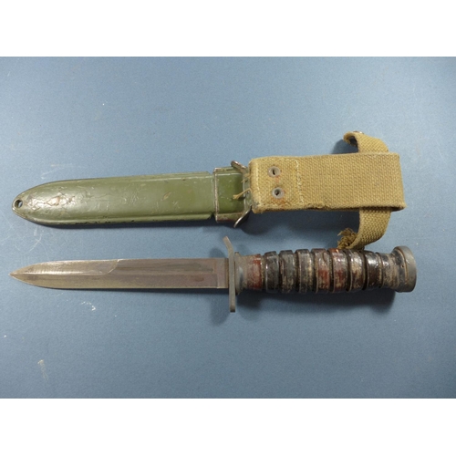 392 - A USA M3 BAYONET DATED 1943 - 16.5 CM BLADE