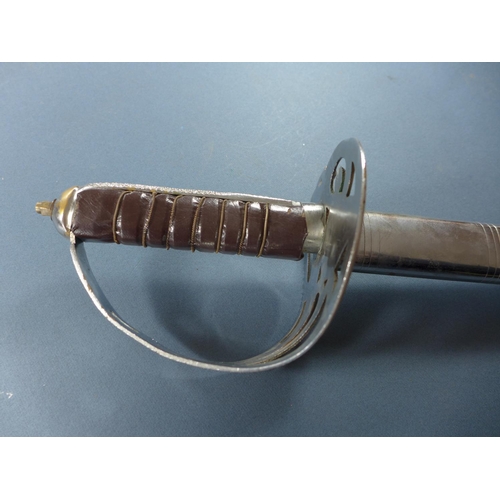 397 - AN EASTERN ARMY SWORD - 84 CM BLADE