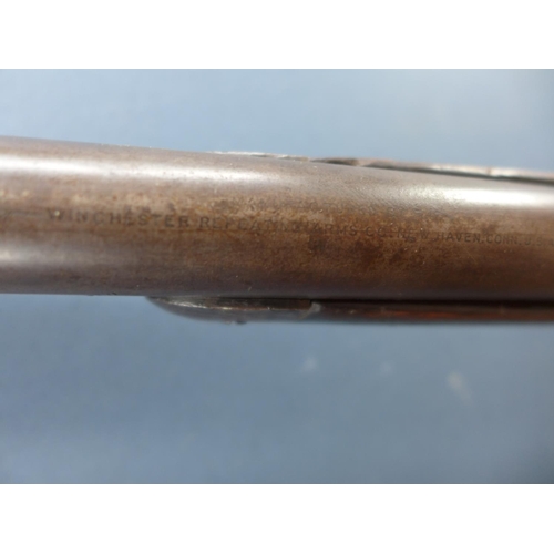 399 - A WINCHESTER MODEL 1886 38-58 CALIBRE (OBSOLETE) LEVER ACTION RIFLE - 65 CM BARREL