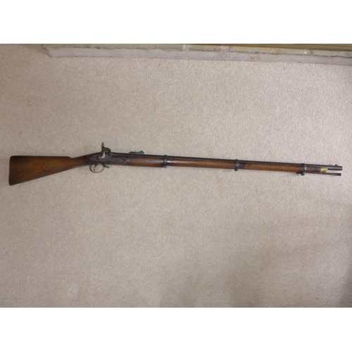 400 - AN ENFIELD P53 PERCUSSION CAP .577 CALIBRE MUSKET 59 CM BARREL