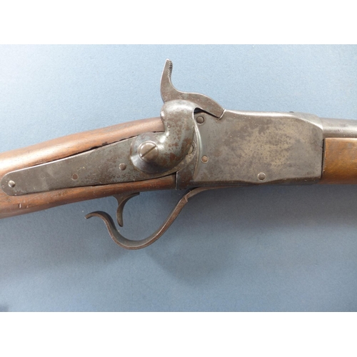 401 - A US CIVIL WAR PERIOD PEABODY'S PATENT .44 CALIBRE (OBSOLETE) HENRY RIM FIRE CARBINE, BEARS DATE JUL... 