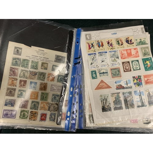 191 - A QUANTITY OF CHINESE STAMPS