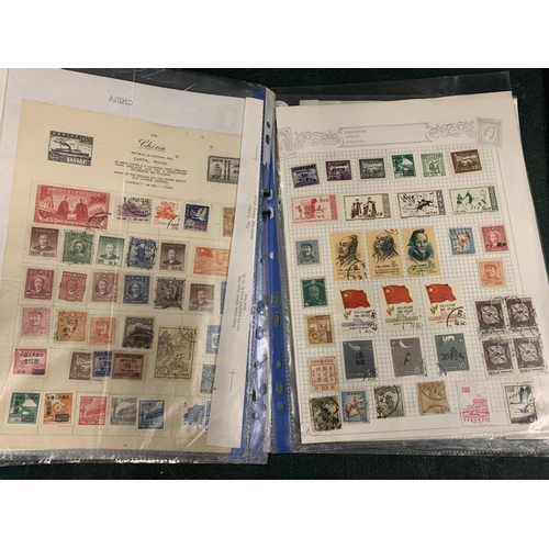 191 - A QUANTITY OF CHINESE STAMPS