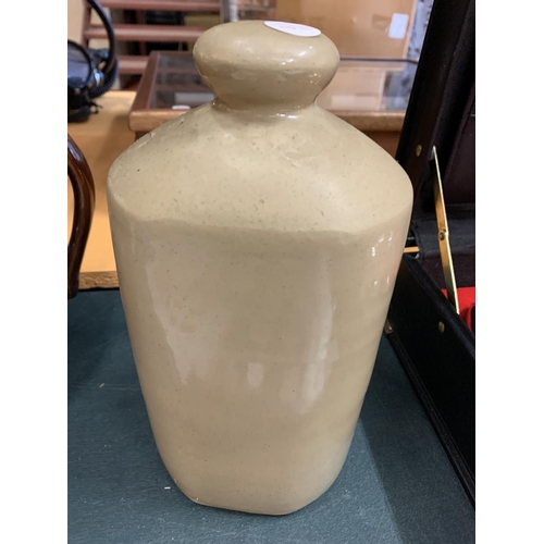 193 - A STONEWARE WATER BOTTLE