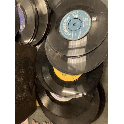 50 - A QUANTITY OF 60'S SIGLES AND LPS