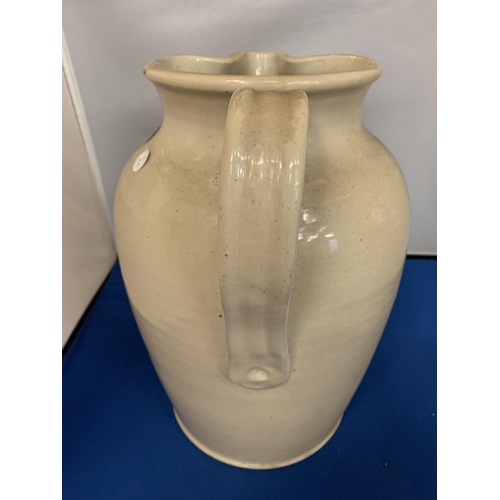 6 - A VERY LARGE STONEWARE JUG