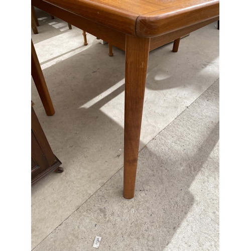 2150 - A DANISH TEAK DINING TABLE