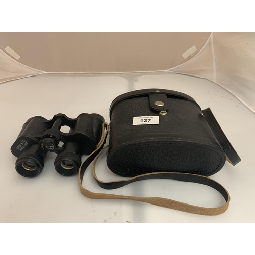 127 - A APIR OF RUSSIAN BNU 50 X 30 BINOCULARS