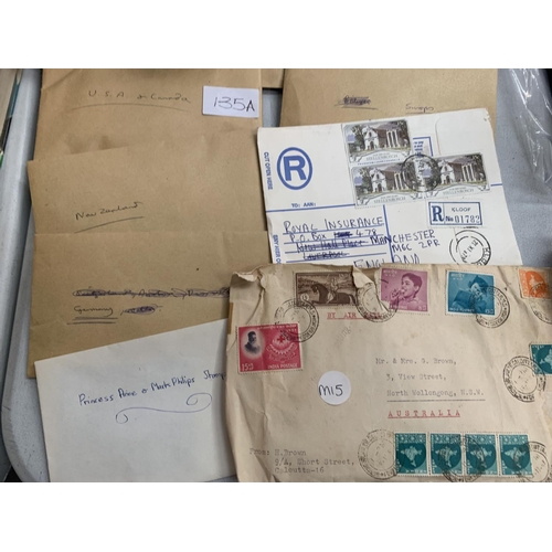 135A - A LARGE QUANTITY OF STAMPS FROM AROUND THE WORLD