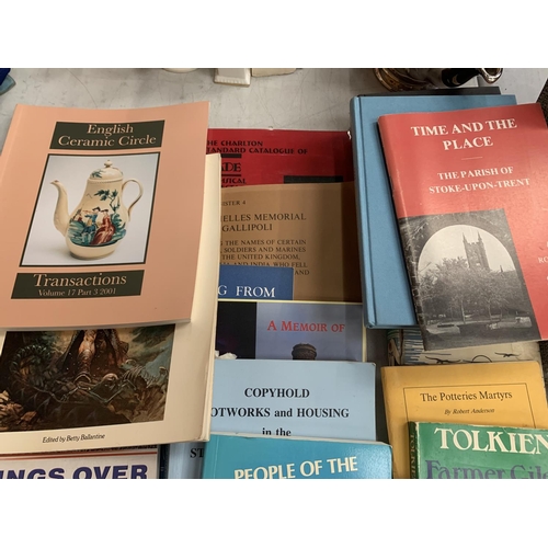 136 - A QUANTITY OF ASSORTED LOCAL BOOKS