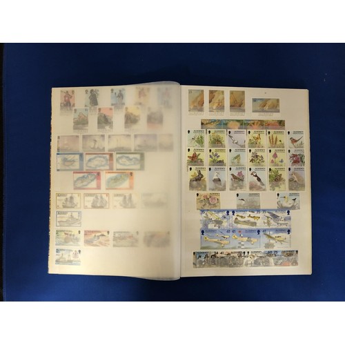 50 - THE STANLEY GIBBONS STOCKBOOK , HOUSING A SUPERB , UNMOUNTED MINT COLLECTION OF ALDERNEY , 1983 – 20... 