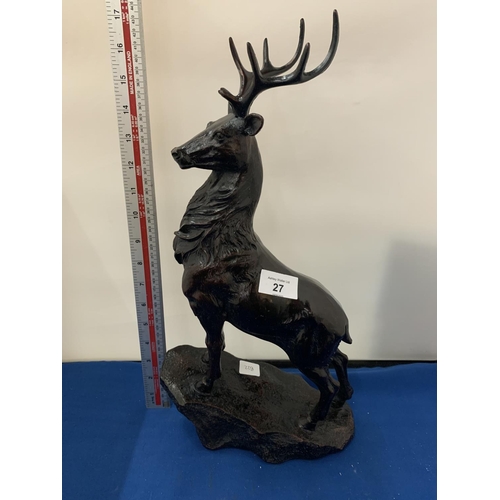 27 - A STAG ON A BASE