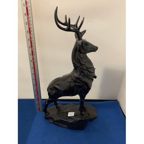 27 - A STAG ON A BASE