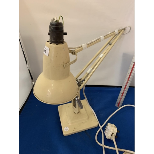 85 - A HERBERT TERRY & SON ANGLEPOISE LAMP IN WORKING ORDER