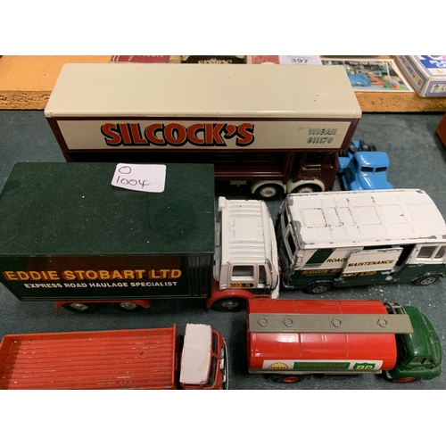 360 - VARIOUS TOY WAGONS TO INCLUDE FLAT BEDS, STOBART, SILCOCKS ETC