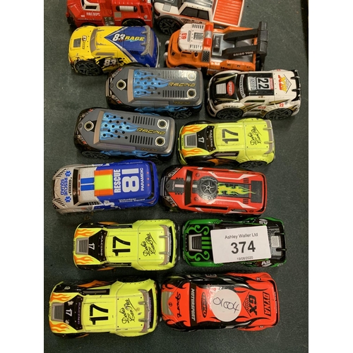 374 - THIRTY SIX MODEL TOY CARS